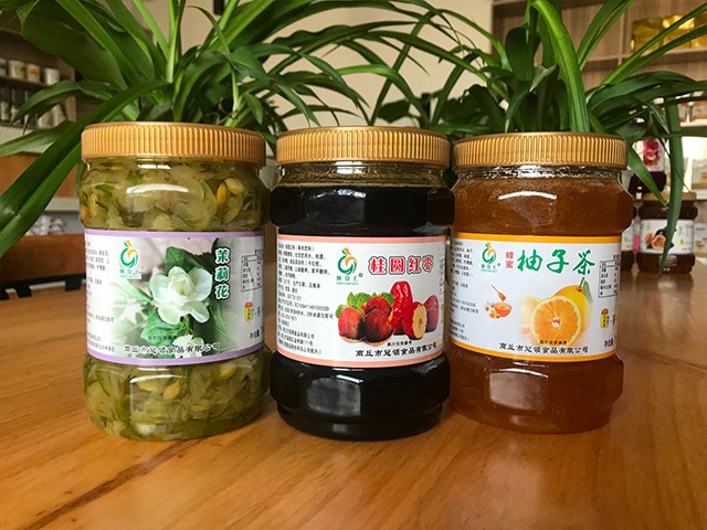 茉莉花花茶、桂圓紅棗花茶、柚子花茶